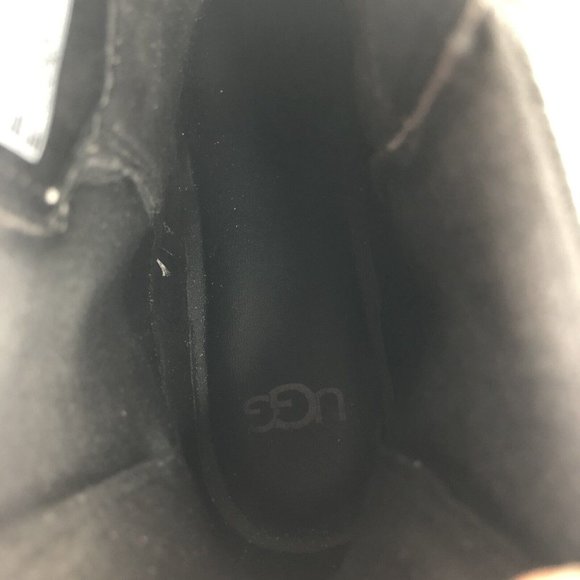 Uggs White Leather Waterproof Emmeth Jasmine Boots Womens Size US 5.5 Shoes - Picture 9 of 10